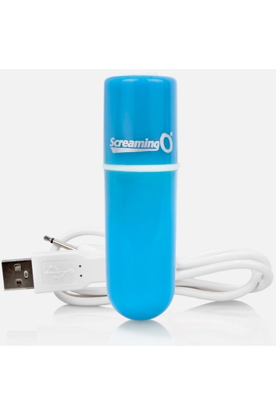 SCREAMING O - BALA VIBREURA RECHARGEABLE VOOOM BLEU