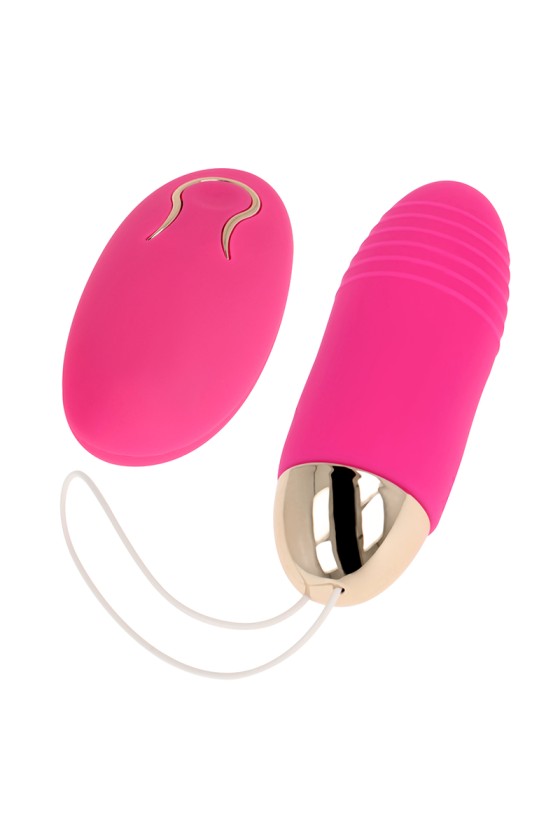 OHMAMA - HUEVO VIBRADOR CONTROL REMOTO 10 VELOCIDADES ROSA