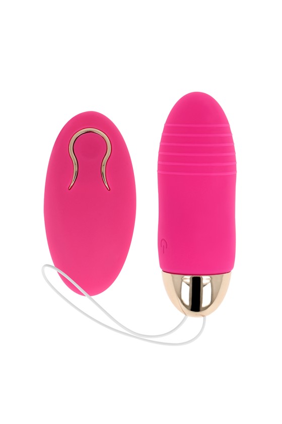 OHMAMA - HUEVO VIBRADOR CONTROL REMOTO 10 VELOCIDADES ROSA