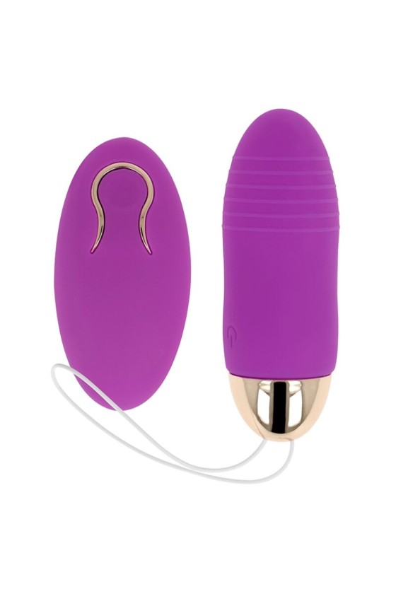 OHMAMA - REMOTE CONTROL VIBRATING EGG 10 SPEEDS PURPLE