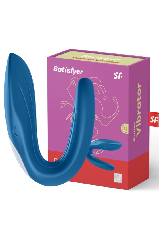 SATISFYER - PARTNER TOY VIBRADOR BALLENA ESTIMULANTE AMBOS SOCIOS EDICIÓN 2020