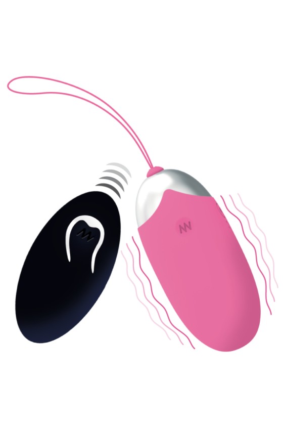 INTENSE - FLIPPY II  VIBRATING EGG WITH REMOTE CONTROL PINK