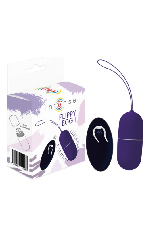 INTENSE - FLIPPY I HUEVO VIBRADOR CON MANDO A DISTANCIA MORADO