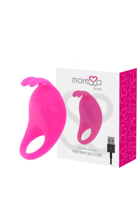 MORESSA - BRAD PREMIUM SILICONE RECHARGEABLE ROSE