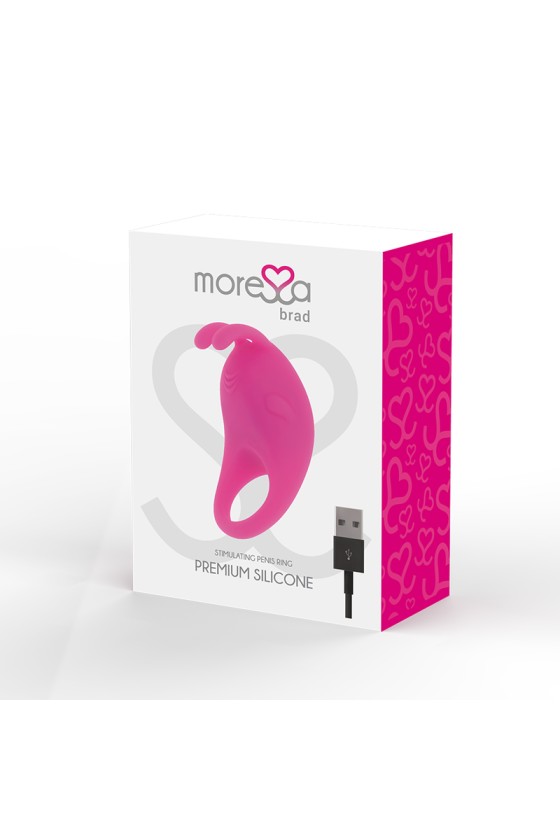 MORESSA - BRAD PREMIUM SILICONE RECHARGEABLE ROSE