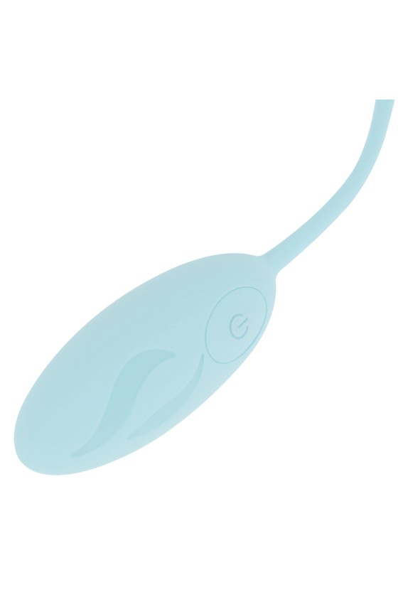 OHMAMA - TEXTURED VIBRATING EGG 10 MODES BLUE