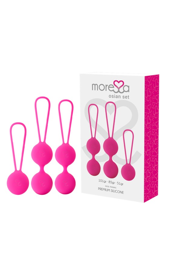 MORESSA - CONJUNTO OSIAN PREMIUM SILICONA ROSA