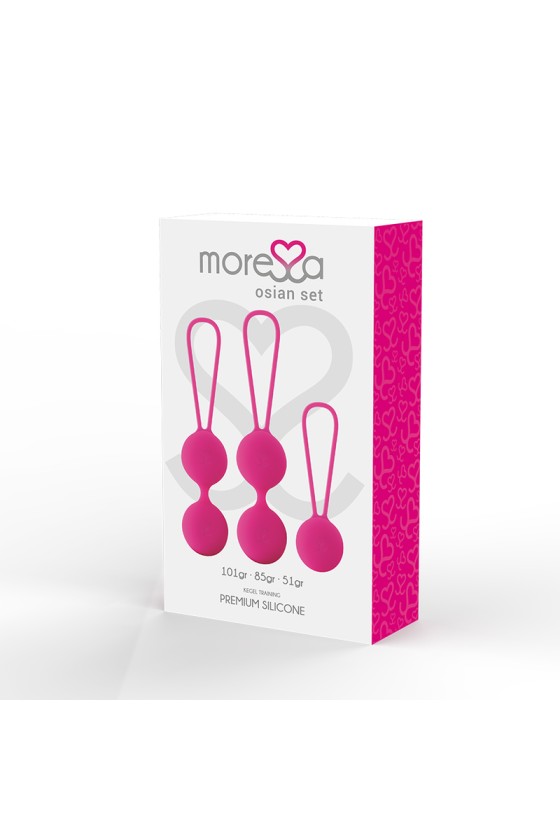 MORESSA - CONJUNTO OSIAN PREMIUM SILICONA ROSA