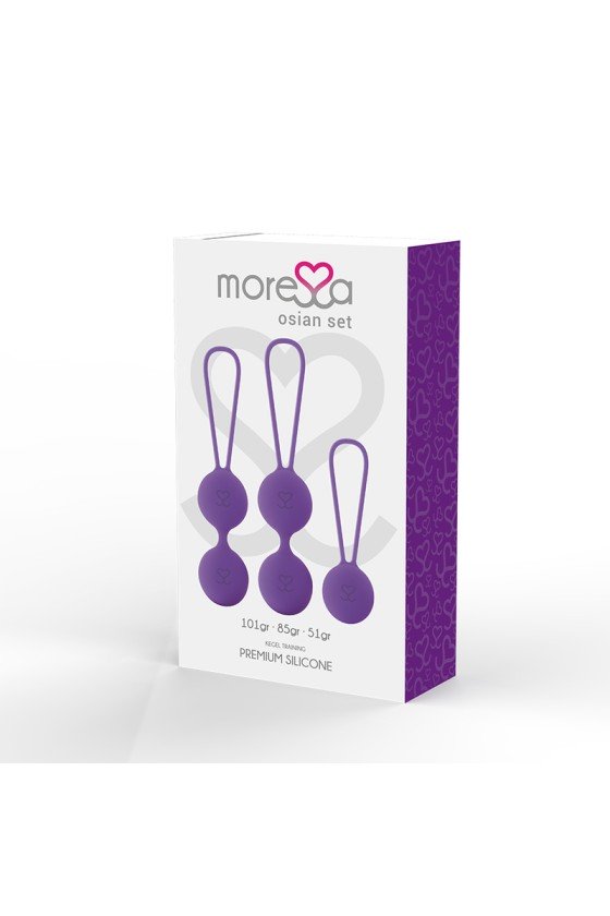 MORESSA - OSIAN SET PREMIUM IN SILICONE LILLA