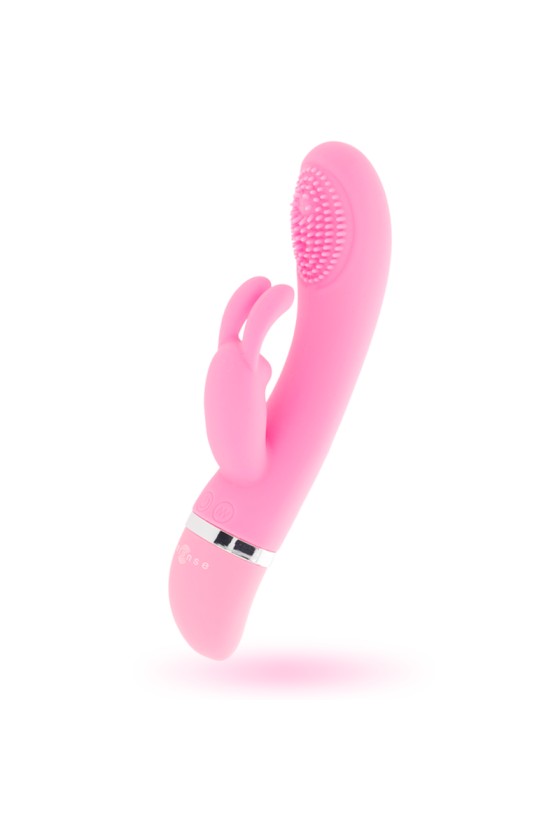 INTENSE - SUSY VIBRADOR OSCILANTE SILICON COELHO ROSA