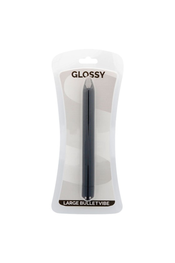 GLOSSY - SLIM VIBRATOR BLACK