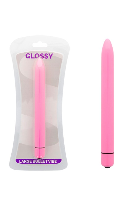 GLOSSY - VIBRATEUR SLIM DEEP ROSE