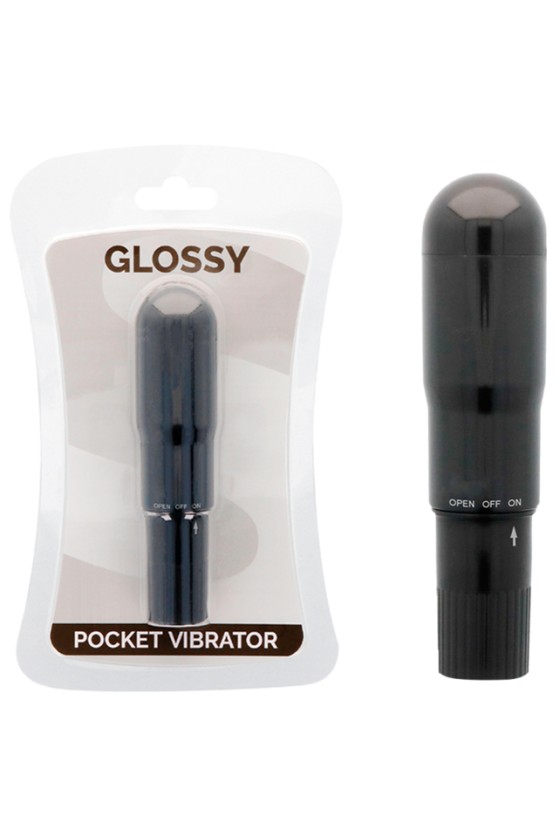 GLOSSY - TASCHENVIBRATOR SCHWARZ