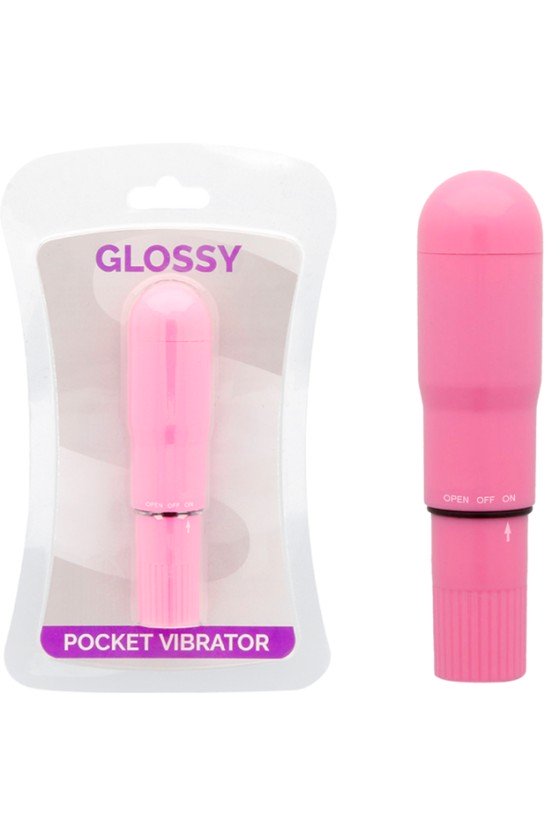 GLOSSY - VIBRATEUR DE POCHE DEEP ROSE