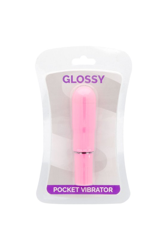 GLOSSY - TASCHENVIBRATOR DEEP ROSE