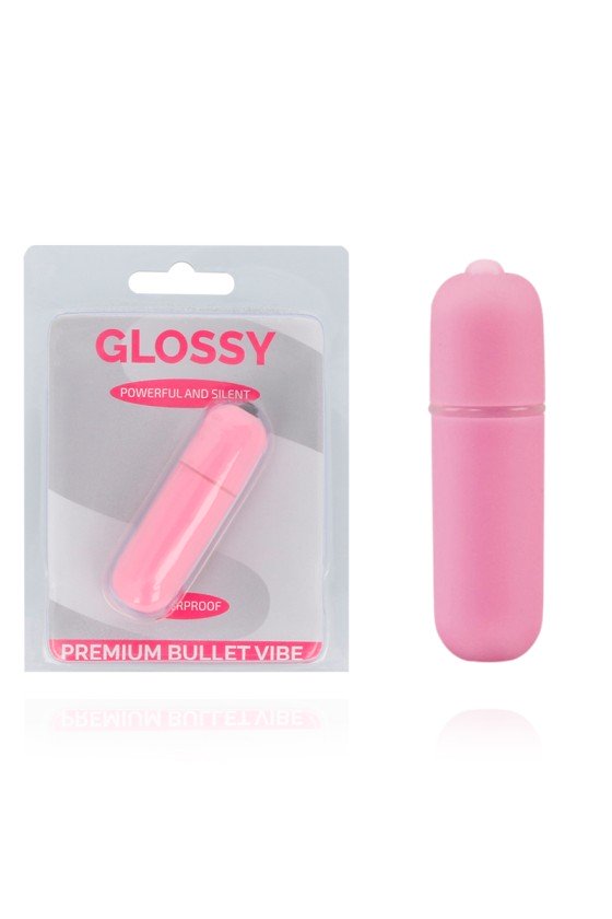 GLOSSY - PREMIUM VIBE VIBRATING BULLET 10V PINK