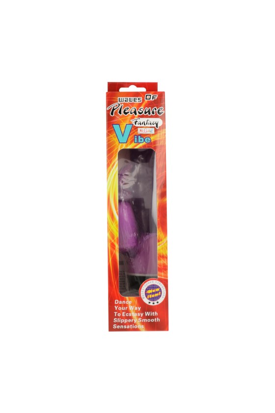 BAILE - WAVES OF PLEASURE FANTASY VIBRATOR WITH LILAC RABBIT 23 CM