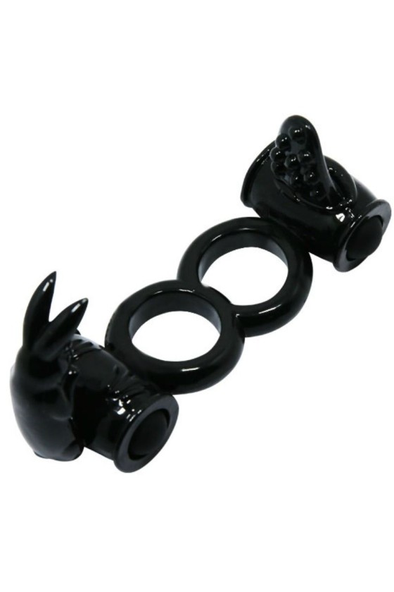 BAILE - SWEET RING DOUBLE RING WITH DOUBLE RABBIT