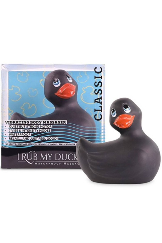 BIG TEASE TOYS - I RUB MY DUCKIE CLASSIC PATO VIBRADOR NEGRO