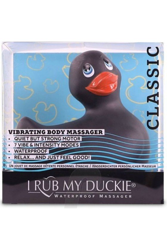 BIG TEASE TOYS - I RUB MY DUCKIE CLASSIC PATO VIBRADOR NEGRO