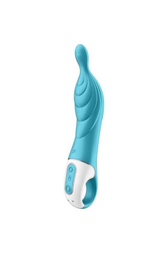 SATISFYER - INCRÍVEL VIBRADOR 2 ASPOT TURQUESA