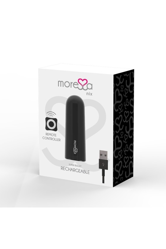 MORESSA - CONTROLE REMOTO VIBRADOR NIX PRETO