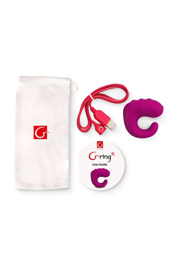 G-VIBE - SPASSSPIELZEUG GRING VIBRATOR RING XL SÜSSE HIMBEERE