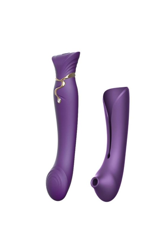 ZALO - ENSEMBLE QUEEN PULSE WAVE CLIT STIM VIOLET