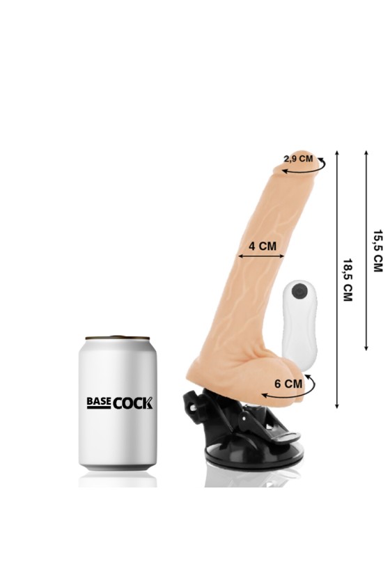 BASECOCK REALISTIC BENDABLE TELECOMMANDE FLESH 18,5 CM