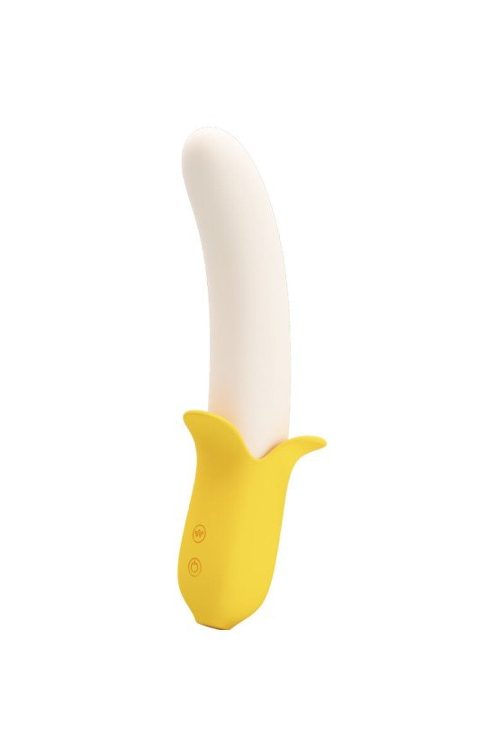 PRETTY LOVE - BANANA GEEK SUPER POWER 7 VIBRATIONS UPDOWN SILICONE BLACK