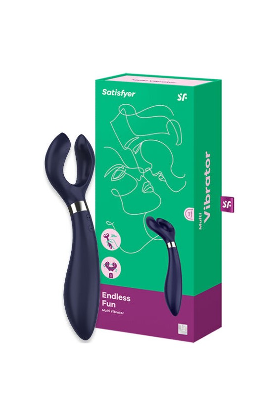 SATISFYER - ENDLESS FUN MULTI VIBRATOR 3 BLACK