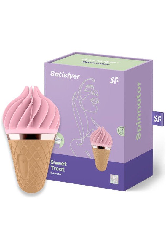 SATISFYER SWEET TREAT SPINNATOR - BLACK