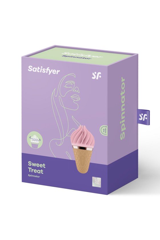 SATISFYER SWEET TREAT SPINNATOR - BLACK