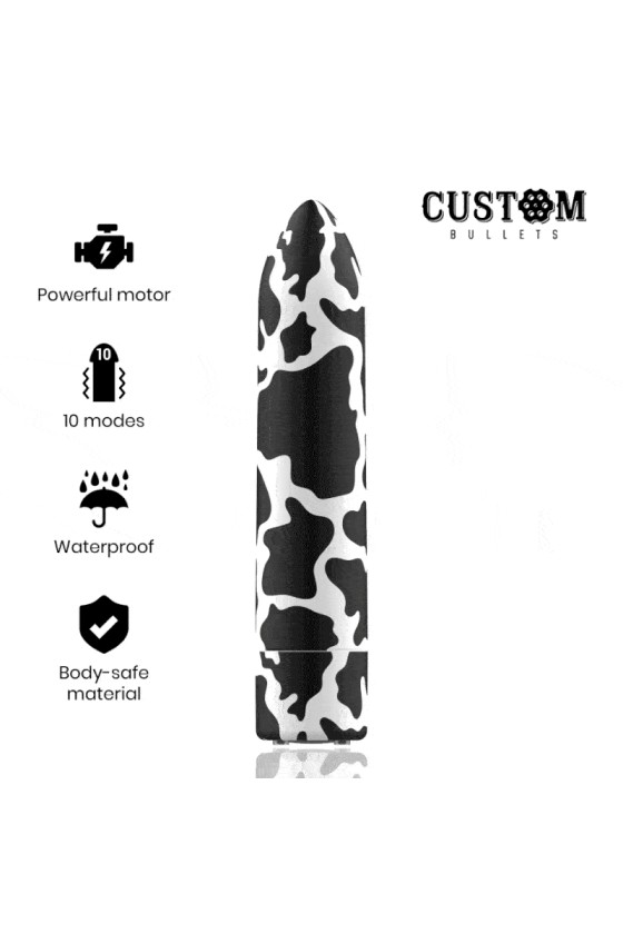 CUSTOM BULLETS - AUFLADBARE BULLET COW 10 INTENSITÄTEN