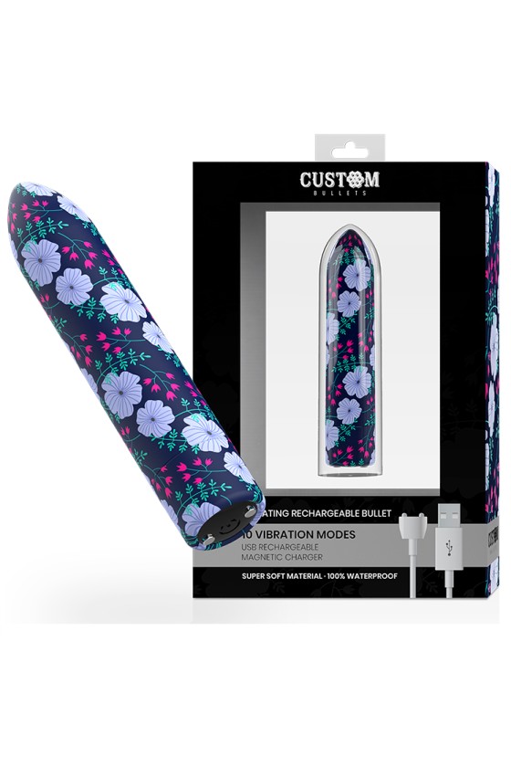 CUSTOM BULLETS - PERSONNALISÉS RECHARGEABLE PRINTEMPS 10 INTENSITIES