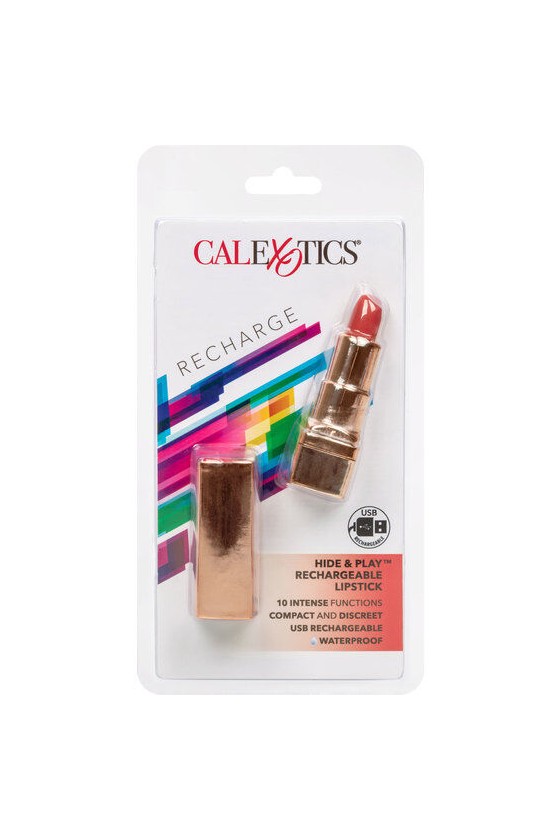 CALIFORNIA EXOTICS - BALA ROSSETTO RICARICABILE HIDE  PLAY ROSSO