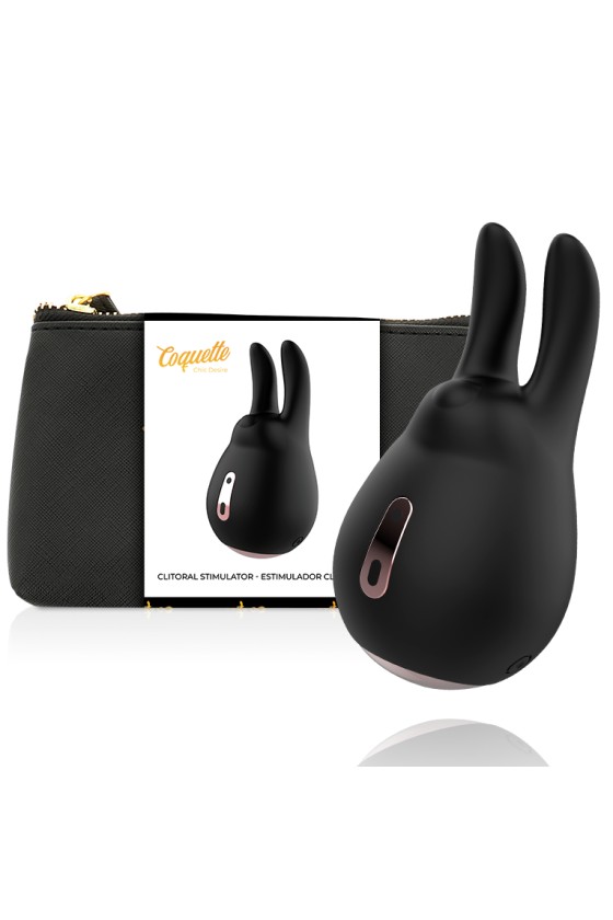 COQUETTE TOYS - ESTIMULADOR CLITORIAL NEGRO/ORO