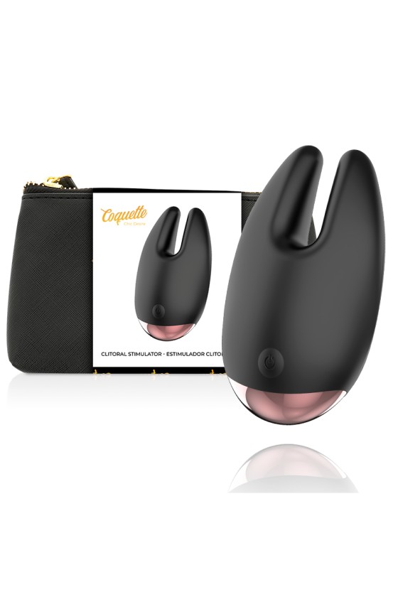 COQUETTE TOYS - CLITORIAL STIMULATOR BLACK / GOLD