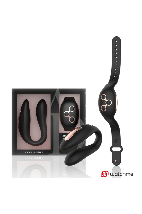 ANNE'S DESIRE - DUAL PLEASURE TECNOLOG A WATCHME PRETO/OURO