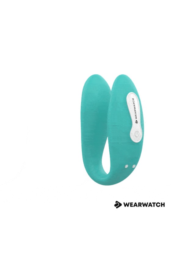 WEARWATCH - DUAL-TECHNOLOGIE VIBRATOR WATCHME AQUAMARINE / JET