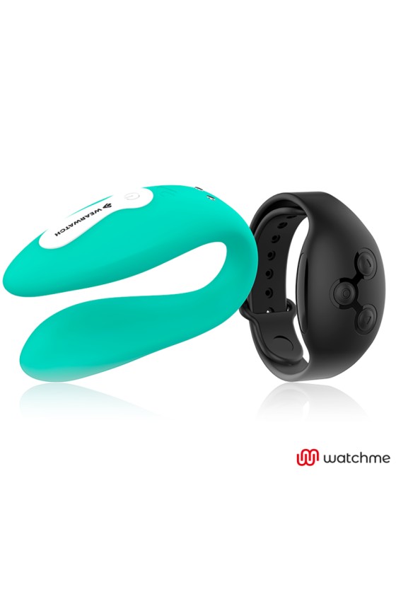 WEARWATCH - DUAL TECHNOLOGY VIBRATOR WATCHME AQUAMARINE / JET