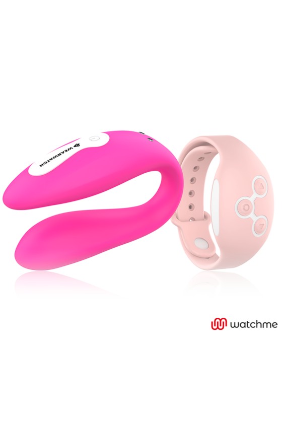 WEARWATCH - RELOJ WATCHME DE TECNOLOGÍA DUAL VIBRADOR FUCSIA / ROSA