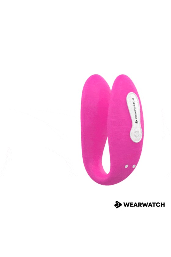 WEARWATCH - WATCHME VIBRATORE A DOPPIA TECNOLOGIA FUCSIA / NEVE