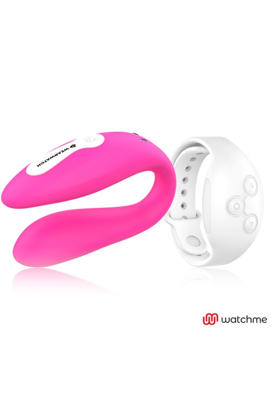 WEARWATCH - WATCHME VIBRATORE A DOPPIA TECNOLOGIA FUCSIA / NEVE