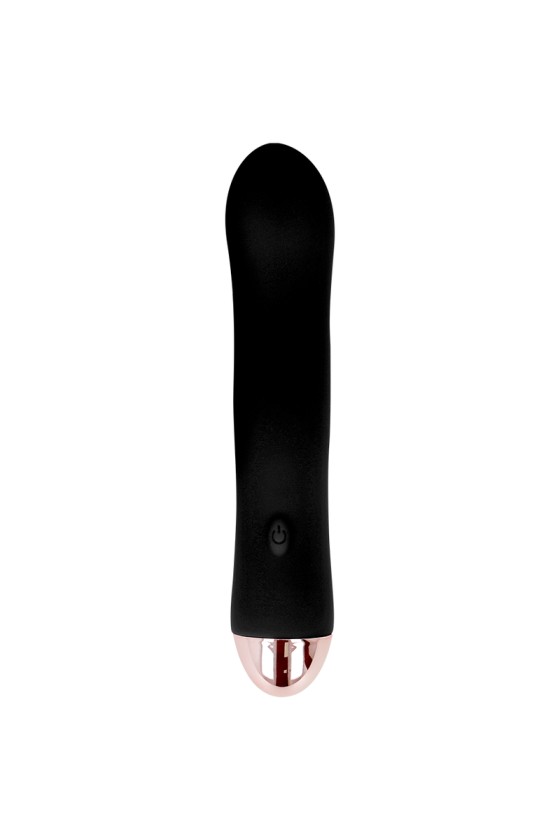 DOLCE VITA - AUFLADBARER VIBRATOR ZWEI SCHWARZ 7 GESCHWINDIGKEIT