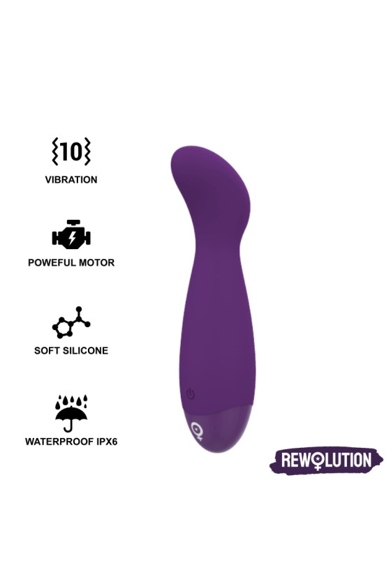 REWOLUTION - ESTIMULADOR DE PONTO G VIBRADOR FLEXÍVEL REWOPULSE