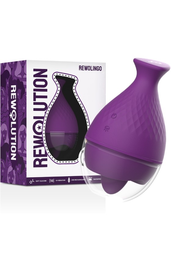 REWOLUTION - REWOLINGO VIBRATEUR AVEC LANGUE