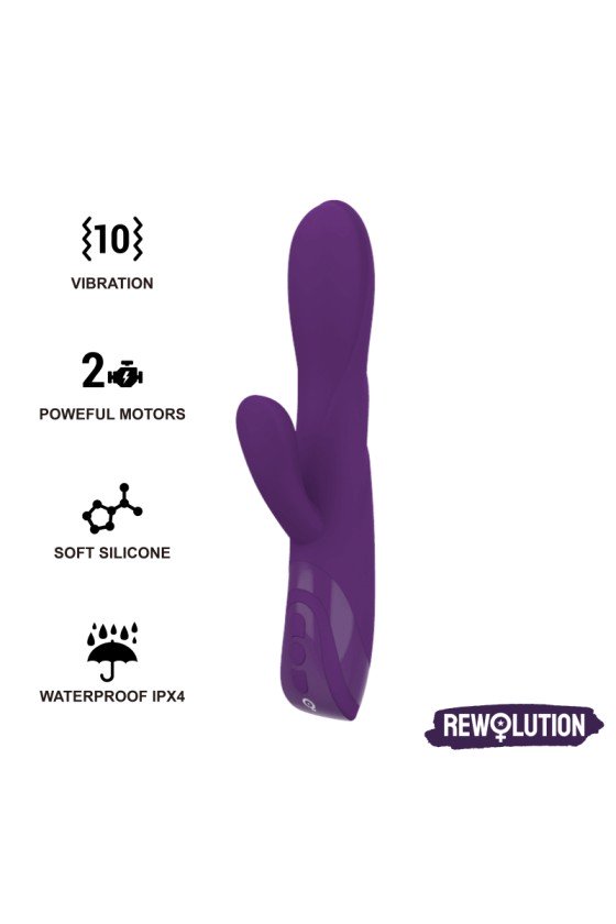 REWOLUTION - REWORABBIT FLEXIBLE VIBRATOR WITH RABBIT