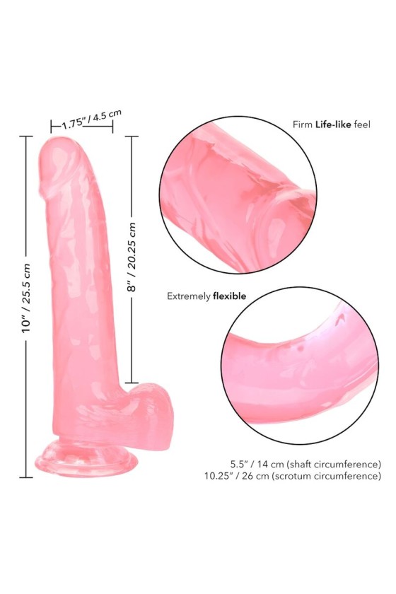 CALIFORNIA EXOTICS - DILDO REGINA TAGLIA ROSA 20.3 CM