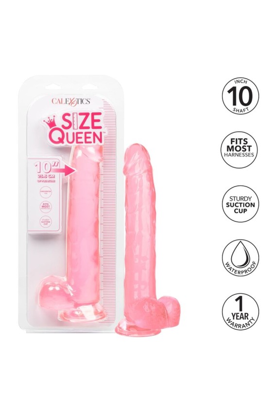 CALIFORNIA EXOTICS - SIZE QUEEN DILDO PINK 25.5 CM